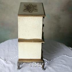 Vintage Jewelry Miniature Chest Music Box Plays Godfather Theme A Price Import