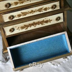 Vintage Jewelry Miniature Chest Music Box Plays Godfather Theme A Price Import