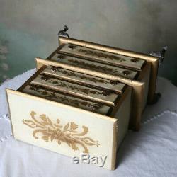 Vintage Jewelry Miniature Chest Music Box Plays Godfather Theme A Price Import