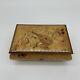 Vintage Lacquered Wood Mandolin Jewelry Music Box Plays Mozart's Minuet