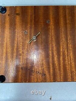 Vintage MCM wood Hummingbird Floral italy Music Box Ciggarette Holder Tested