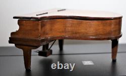 Vintage Mahogany Grand Piano Music Box