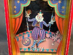 Vintage Music Box Jewelry Box With A Dancing Animated Clown