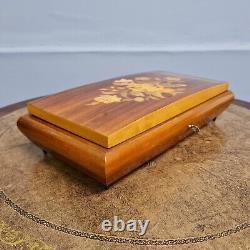 Vintage Musical Jewellery/Trinket Box, Wooden, Unique Gift, Vanity Accessories