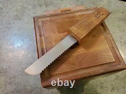 Vintage PLAYBOY 100 PIPERS SEAGRAMS SCOTCH Advertising Wood Cheese Cutting Block