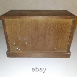 Vintage Price Imports Wood Jewelry Music Box Japan Doll Sized Dresser 1970s MCM