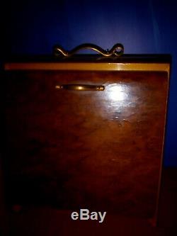 Vintage RARE Gorgeous Wood Music Box/Cigarette Case/Spanish Dancer RARE