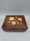Vintage Reuge Fur Elise Wood Music Box Jewelry Box