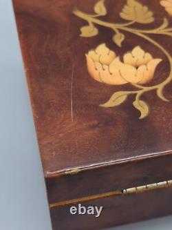 Vintage REUGE FUR ELISE Wood Music Box Jewelry Box