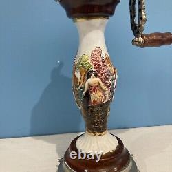 Vintage REUGE Swiss Musical Movement Capodimonte Pepper Mill Grind Rare VGC