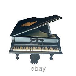 Vintage REUGE Swiss Romance Baby Grand Piano Music Box 18 Note Movement RARE