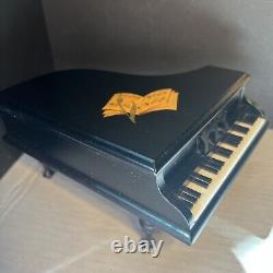 Vintage REUGE Swiss Romance Baby Grand Piano Music Box 18 Note Movement RARE