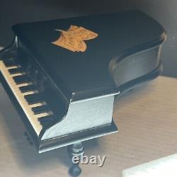 Vintage REUGE Swiss Romance Baby Grand Piano Music Box 18 Note Movement RARE