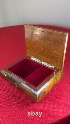 Vintage Rare Ste-Croix Handmade Wooden Music Box 74F Edelweiss Switzerland