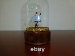 Vintage Reuge Dancing Couple Ballerina Music Box Automaton (see Video)