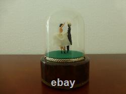 Vintage Reuge Dancing Couple Ballerina Music Box Automaton (watch The Video)