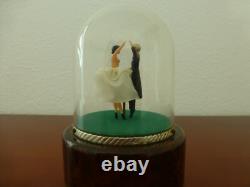 Vintage Reuge Dancing Couple Ballerina Music Box Automaton (watch The Video)