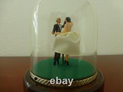Vintage Reuge Dancing Couple Ballerina Music Box Automaton (watch The Video)