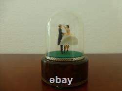 Vintage Reuge Dancing Couple Ballerina Music Box Automaton (watch The Video)