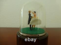 Vintage Reuge Dancing Couple Ballerina Music Box Automaton (watch The Video)