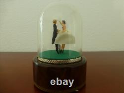 Vintage Reuge Dancing Couple Ballerina Music Box Automaton (watch The Video)