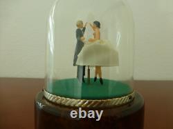 Vintage Reuge Dancing Couple Ballerina Music Box Automaton (watch The Video)