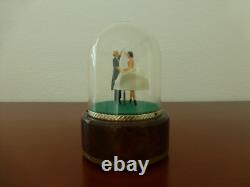 Vintage Reuge Dancing Couple Ballerina Music Box Automaton (watch The Video)
