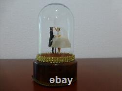 Vintage Reuge Dancing Wedding Couple Ballerina Music Box Automaton