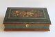 Vintage Reuge Floral Italian Hand Crafted Inlaid Wood Jewelry Music Box
