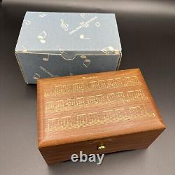 Vintage Reuge Music Box Frederic Chopin Tristesse 36 Note Koa Wood Switzerland