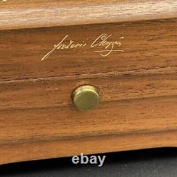 Vintage Reuge Music Box Frederic Chopin Tristesse 36 Note Koa Wood Switzerland