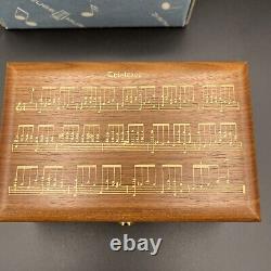 Vintage Reuge Music Box Frederic Chopin Tristesse 36 Note Koa Wood Switzerland