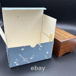 Vintage Reuge Music Box Frederic Chopin Tristesse 36 Note Koa Wood Switzerland