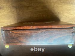 Vintage Reuge Sainte Croix music box wood 3/72 Note 3 doctor zhivago elephant