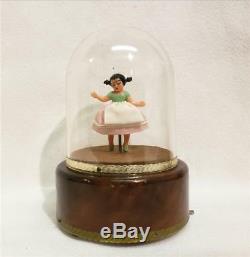 Vintage Reuge Spinning Ballerina Tale Of The Vienna Woods Music Box