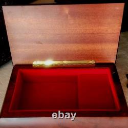 Vintage Reuge Swiss Music Box Lara's Theme Dr Zhivago Italian Inlay Wood