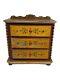 Vintage Reuge Swiss Musical Movement Wood Music Jewelry Box Three Drawers Read