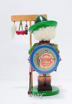 Vintage STEINBACH Handcrafted Germany Folk Art Wood Incense Smoker & Music Box