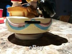 Vintage Schroeder & Snoopy Music Box Ceramic Schmid UFS #1848/15000 Emperor