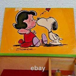 Vintage Snoopy ANRI Snoopy music box rare /1971