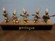 Vintage Sorrento Specialties Quality Music Boxes Band Box Prologue Wood Figures