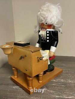 Vintage Steinbach Nutcracker Chopin Piano West Germany Music Box