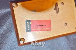 Vintage Swiss Reuge Italian Inlaid Wood Jewelry Music Box