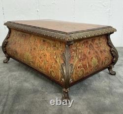Vintage Swiss Reuge Sainte Croix CH 3/72 Wood Inlaid Music Box Thieving Magpie