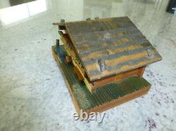 Vintage Swiss Wooden House Reuge Dancing Ballerina Music Box (watch The Video)