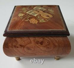 Vintage Swiss made music box by'Jobin', plays Edelweiss