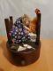 Vintage Tackydan Wood Music Box Beddybye Exotic Couple In Bed Making Love Works