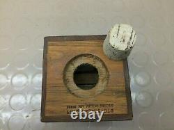 Vintage TOYSTALGIA 1979 WOOD MUSIC BOX COIN/BANK BOX