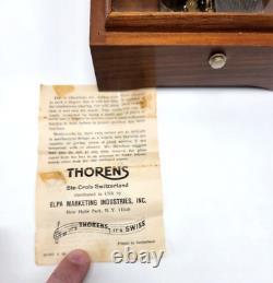 Vintage Thorens 1 Song Try to Remember Wood Music Box