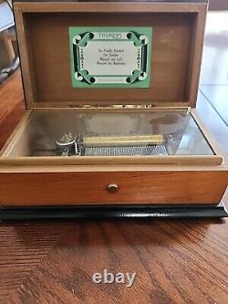 Vintage Thorens 4/50 Song Music Box Made in Switzerland